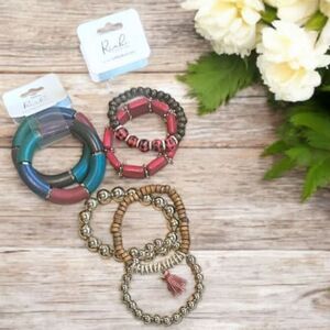 Multicolor Beaded Bracelet Set – Mix, Match & Stack